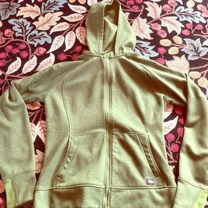 Womens North Face Hooded Fleece Jacket Medium